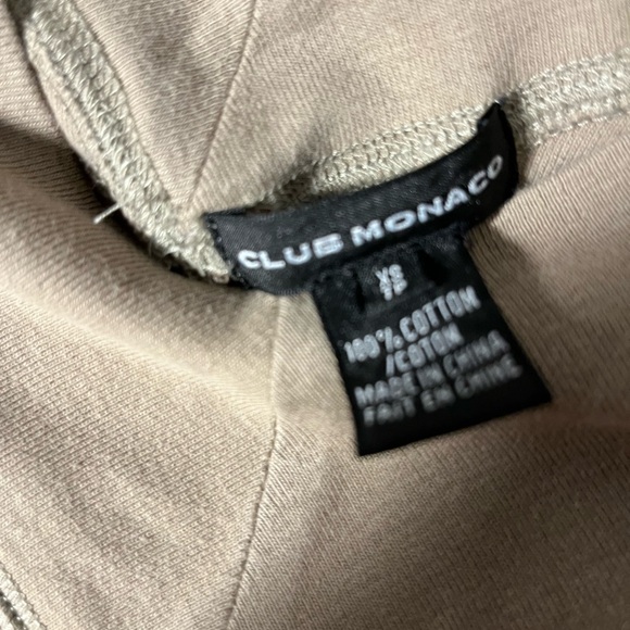 Club Monaco XS Wine/ White Shirt - Picture 2 of 4